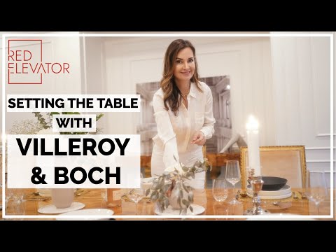 SETTING THE TABLE WITH VILLEROY & BOCH | RED ELEVATOR | NINA TAKESH