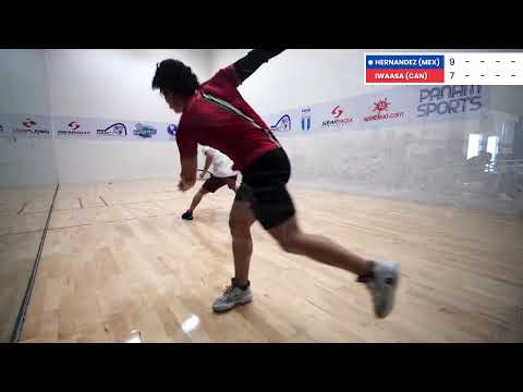 S. HERNANDEZ (MEX) VS COBY IWAASA (CAN)│ TEAM COMPETETION SEMI FINAL | MEN'S SINGLES