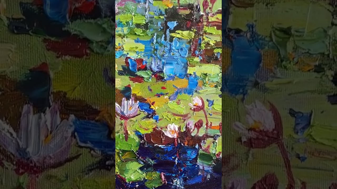 New water lilies painting