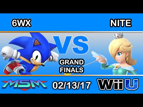 MSM 85 - Circa | 6WX (Sonic, Corrin) Vs. NiTe (Rosalina) Grand Finals - Smash Wii U