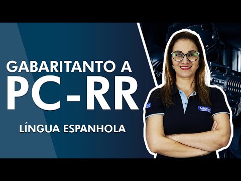 Aula de Língua Espanhola para Concurso PC RR - AlfaCon
