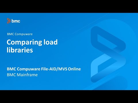 BMC Compuware File-AID/MVS Online - Comparing load libraries