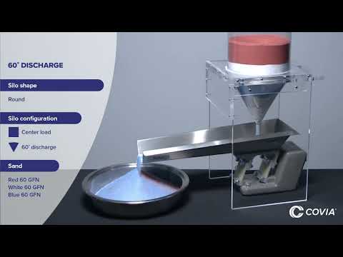 Sand Segregation in a 60 Degree Round Silo