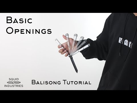 5 Basic Openings Everyone Should Learn! | Balisong/Butterfly Knife Tutorial