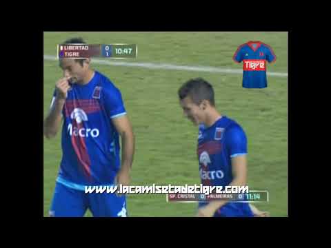 LA CAMISETA DE TIGRE - Gol de Rubén Alejandro Botta Montero a Libertad (Paraguay) (2013)