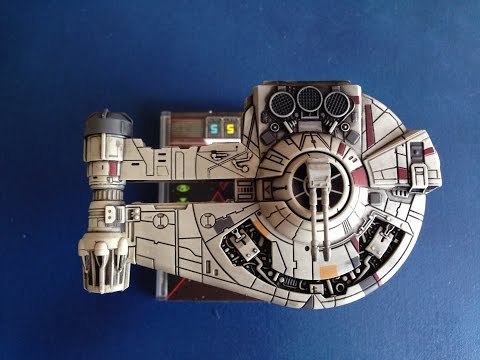 The Cardboard Dungeon: X-Wing Ship Review - YT-2400 Freighter