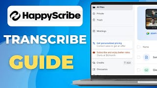 How to Transcribe on Happy Scribe 2026 (Easy Guide)💻