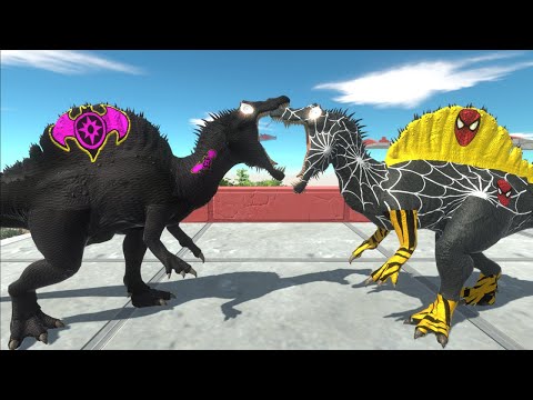 NEW VERSION BATMAN SPINOSAURUS DEATH RUN - Animal Revolt Battle Simulator