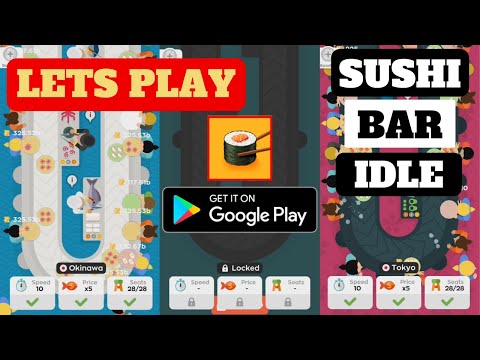 Lets Play Sushi Bar Idle, Android Gameplay, Beginner Tips and Walktrough - YouTube