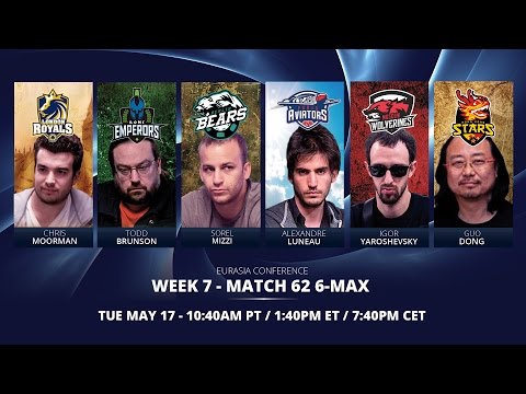 Replay GPL Week 7 - Eurasia Conference 6-max Match 2 - W7M62