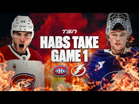 Slafkovský leads Habs to Game 1 win | TSN Postgame Hot Zone Panel