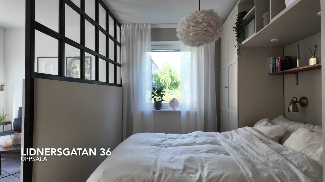 1.5 rum Lägenhet på Lidnersgatan 36 Nyby Uppsala kommun - video