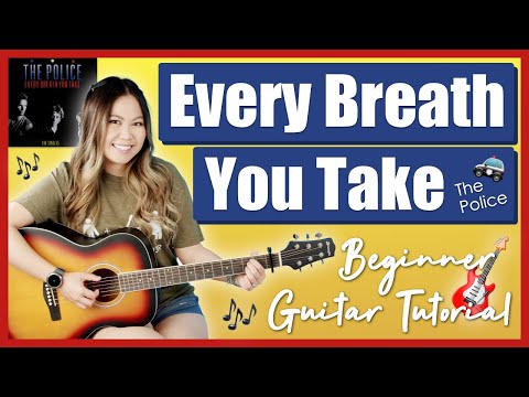 Every Breath You Take - The Police Beginner Guitar Lesson Tutorial [ Chords | Strumming | Picking ]