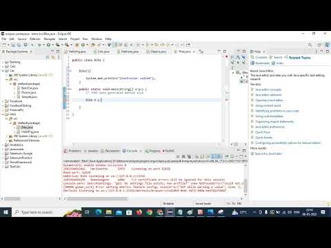 Day 22 Java Constructor Program With Example English