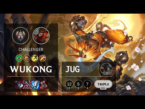 Wukong Jungle vs Fiddlesticks - BR Challenger Patch 10.24