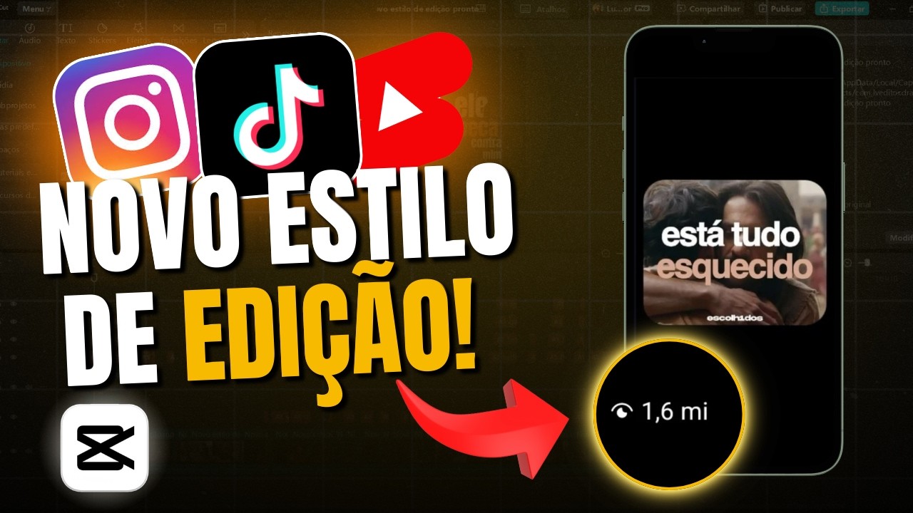 Como fazer o novo estilo de edição da gringa pelo CapCut PC - Reels cinematográficos