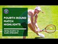 Elena Rybakina vs Petra Martic | Match Highlights | Wimbledon 2022