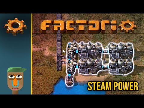 How to Build a Steam Power Plant in Factorio?