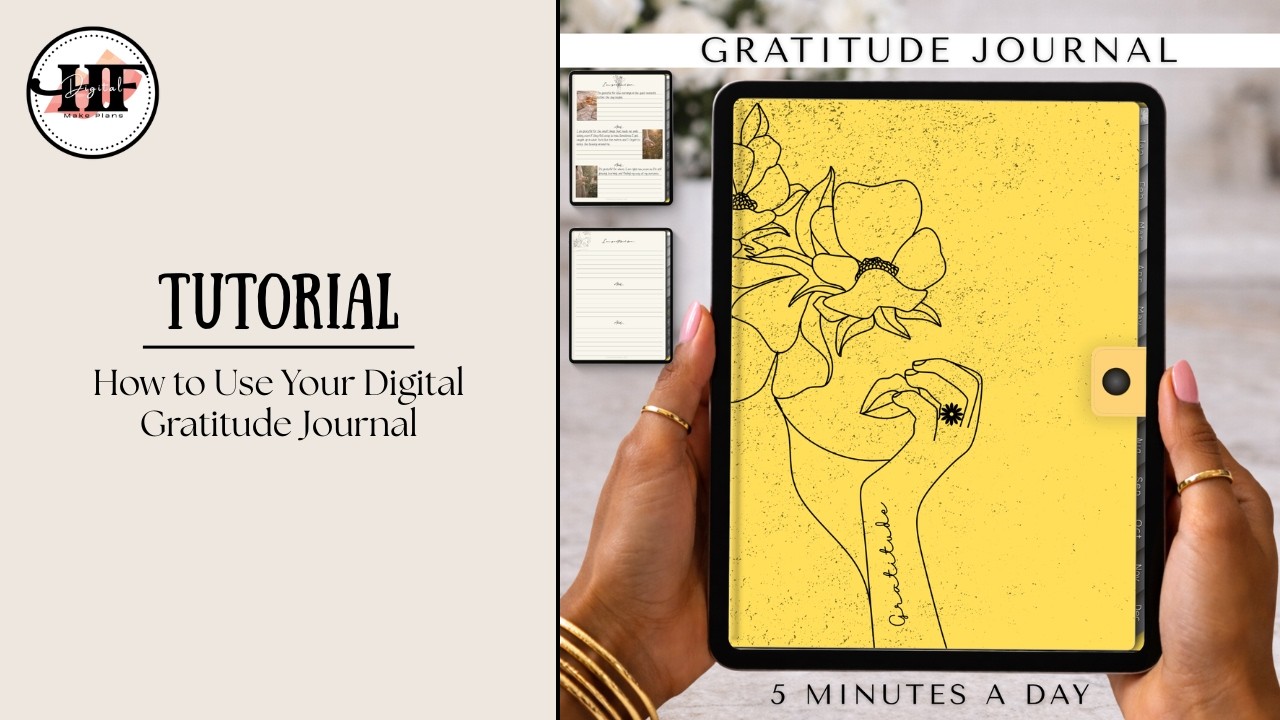 Tutorial: Daily Gratitude Journal (5 minutes per day) | New Release