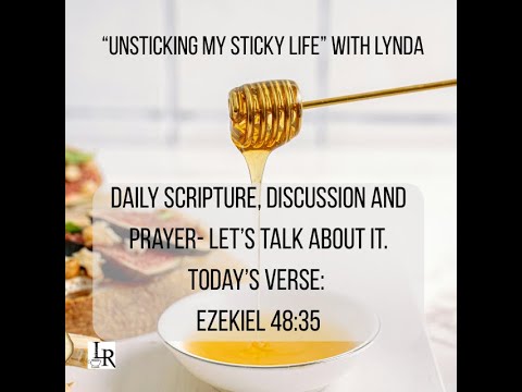 The LORD is there! Ezekiel 48:35