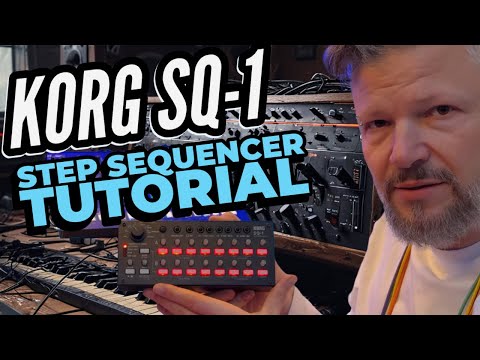 Korg Step sequencer SQ-1 quick guided tour - CV & Gate demo