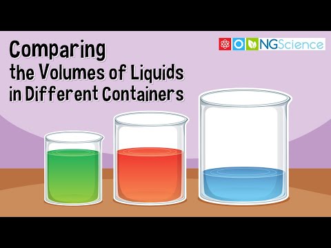 Comparing the Volumes of Liquids in Different Containers