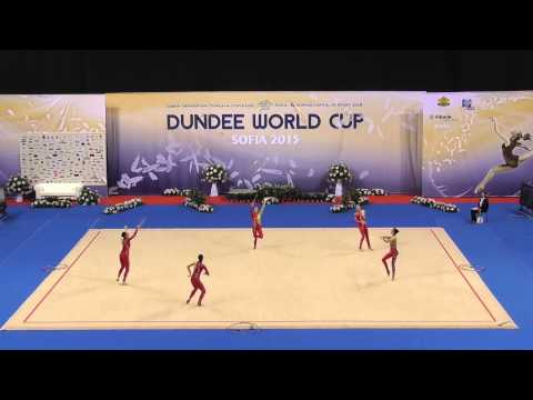 FIG RG Dundee World Cup 2015 - Finals - Azerbaijan - 6 clubs + 2 hoops