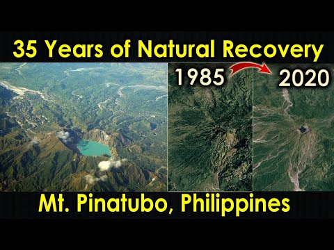 Natural Recovery | Mt Pinatubo | Zambales | 35 Years Time Lapse | Philippines | Purushotam Academy