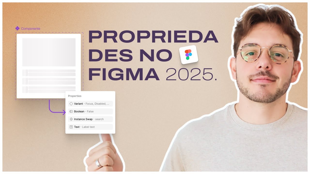 Figma 2025: Explorando Propriedades de Componentes no Novo Layout do Figma