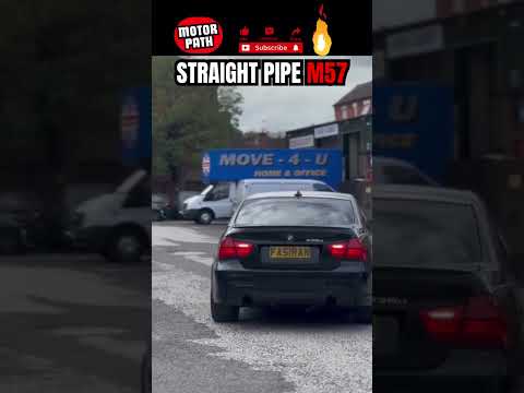 Is the Straight Pipe 335D the Best Sounding Diesel ever?🤔🔥 #335d #m57 #e9x #e90 #shorts