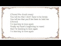 Christopher Williams - Learning to Love Again Lyrics