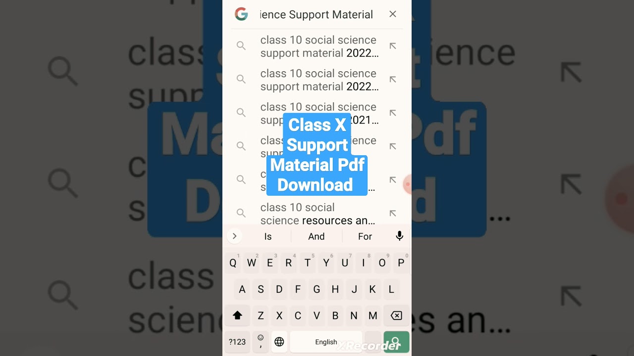 Class X Support Material Hindi Pdf Download #new #shorts #download