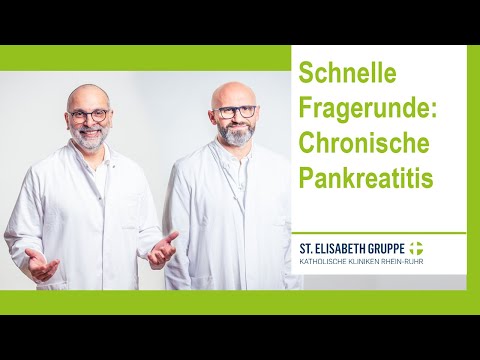 Schnelle Fragerunde Chronische Pankreatitis mit Experten des St. Anna Hospital Herne