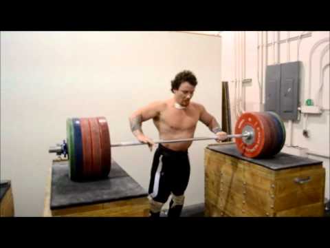 Jerks of 221, 227, and 237kg by Donny Shankle.