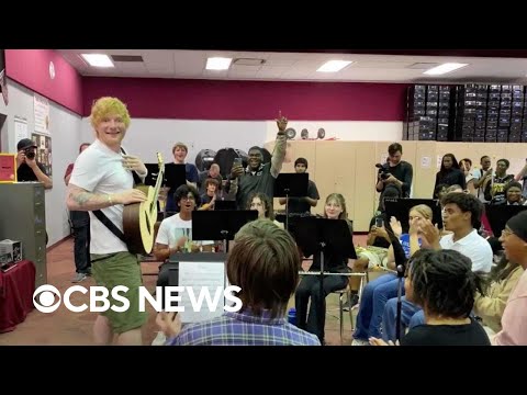 Ed Sheeran Surprises High Schoolers In Tampa