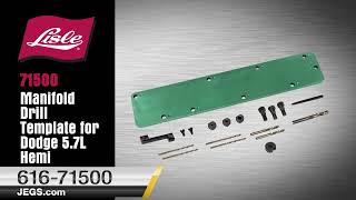 Exhaust Manifold Drill Template Kit for Dodge 5.7 Hemi Engine - video thumbnail 4