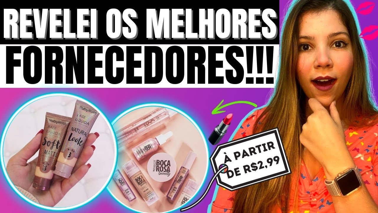 Watch Now REVELEI os MELHORES Fornecedores de MAQUIAGEM Para Comprar no Atacado MUITO BARATO! REVELEI os MELHORES Fornecedores de MAQUIAGEM Para Comprar no Atacado MUITO BARATO!