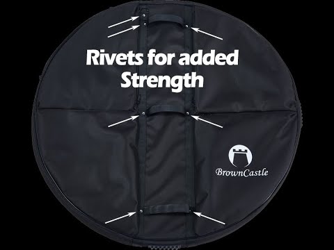 Updated Padded Carrying Bag for Crokinole Game Boards