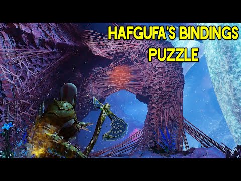 How To Destroy The Hafgufa's Bindings Puzzle - God of War Ragnarok ( Song of the Sands)