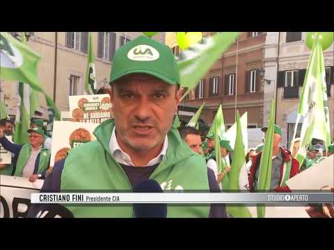 STUDIO APERTO - Manifestazione Cia "I conti non tornano" contro il caro prezzi e l'inflazione