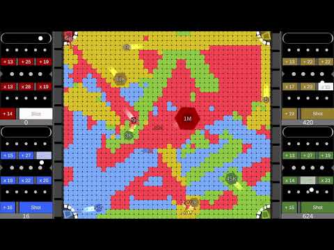 Multiply or Release X Territory War - 4 Player #3 - Marble Race in Unity