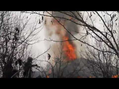 Casa invaluita de flacari in Judetul Vaslui