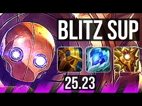 BLITZCRANK & Kai'Sa vs PYKE & Smolder (SUP) | KR Master | 25.23