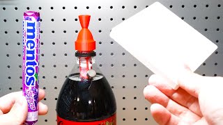 これ久しぶりに聞いたw - ロケット機構のメントスコーラを「珪藻土」で吸水できるのか?