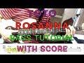 ToTo - Rosanna - Bass Tutorial with Score (Feat. Yamaha BB2024X)