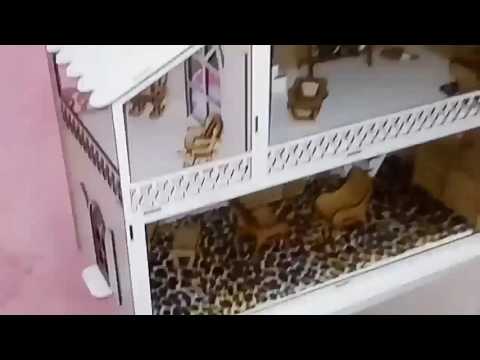 Mdf Casa De Boneca decorada