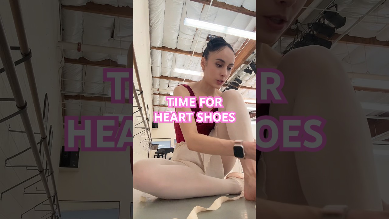 TIME FOR HEART SHOES #ballerina#ballet#performance#checkin#wednesday#morning#grateful#lecorsaire