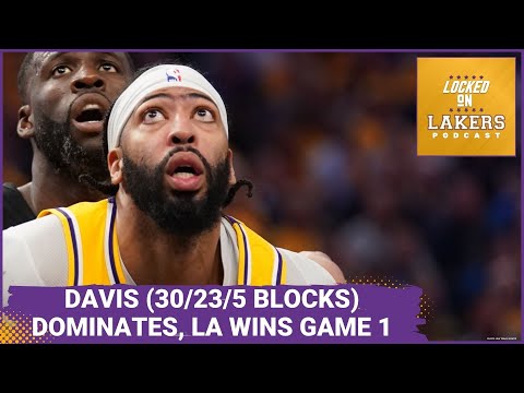 Anthony Davis (30 Points, 23 Rebounds) Dominates as Lakers Beat Warriors 117-112, Lead Series 1-0