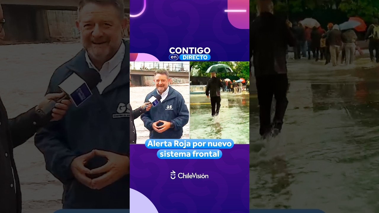 Alerta Roja por nuevo sistema frontal en la RM