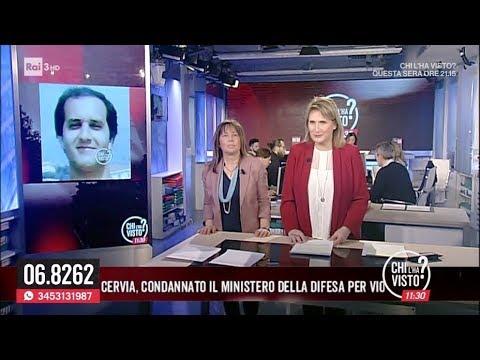 Il Caso Cervia e  l’avv. Licia D’Amico a Chi l’ha visto del 24.1.2018